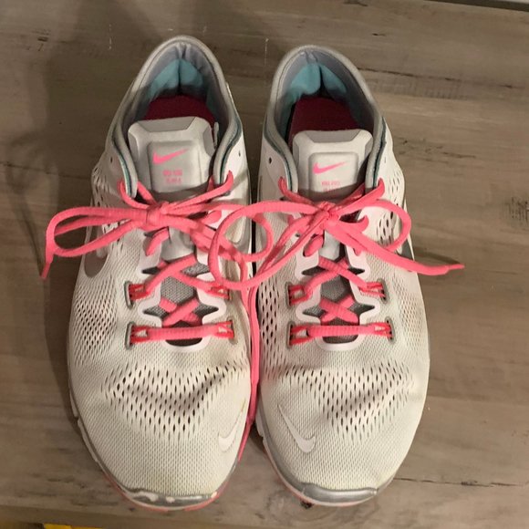 Women Nike Free 5.0 TR Fit 4 White Pink Size 8 - Picture 8 of 15